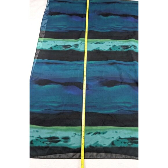 The Limited Scarf abstract sheer Rectangular 27.5" x 79" - Picture 5 of 6